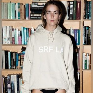 Heidi Merrick Srf LA Classic Hoodie in Sand Sz S
